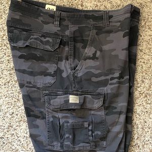 RedHead Mens Camo Cargo Shorts Cotton Size 36